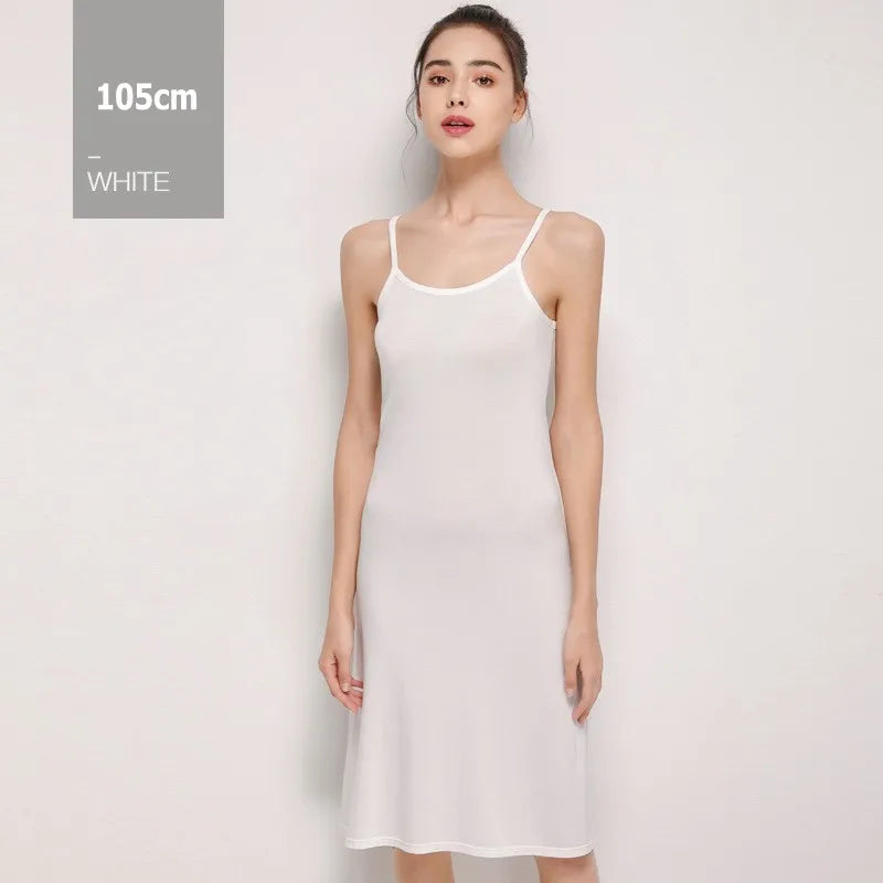Unterkleid weiß halb lang